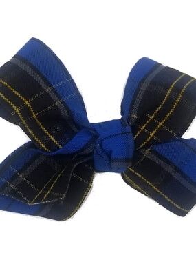 Large Jo Jo Hair bow- Plaid 92